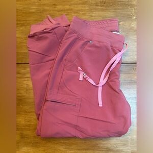 Figs Zamora joggers-Breast Cancer edition
